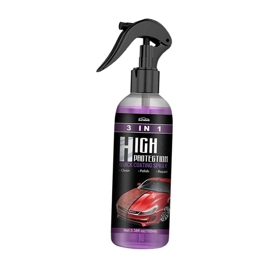 Hydrophobic Nano Coating Car Polish Spray (Pack of 2) – Scratch Remover, Water Repellent & High Gloss Protection for Cars, Bikes & Boats