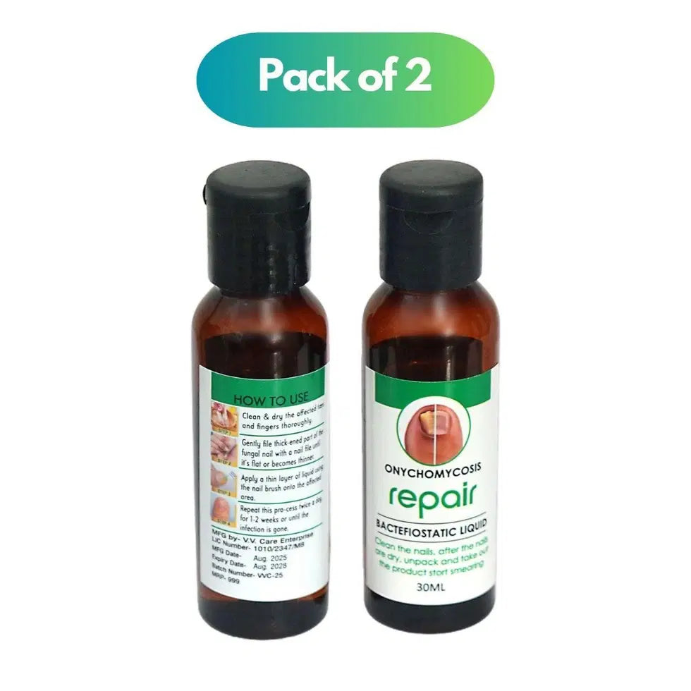 Nail Growth & Repair Oil (Pack of 2) – Strengthening Cuticle Treatment for Healthy, Strong & Shiny Nails