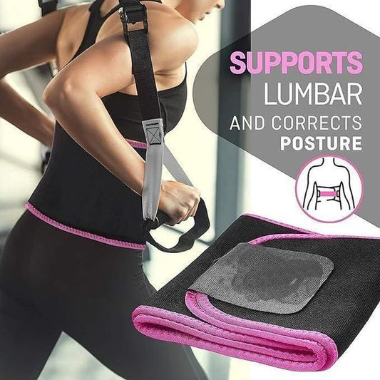 Adjustable Waist Trimmer Belt – Sweat Slimming Body Shaper for Weight Loss, Tummy Control & Fitness Training