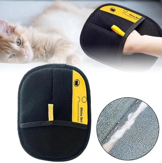 Pet Hair Removal Gloves – Reusable Deshedding Grooming Gloves for Dogs & Cats | Easy Fur Remover for Home & Furniture